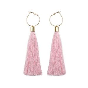 🔸2 for $15🔸Pink Tassel Earrings